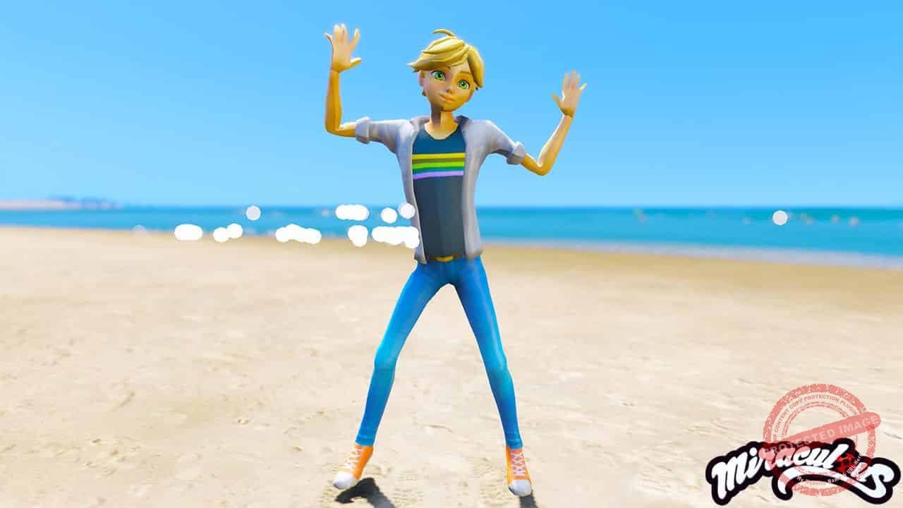 GTA 5 Mods Adrien in Miraculous
