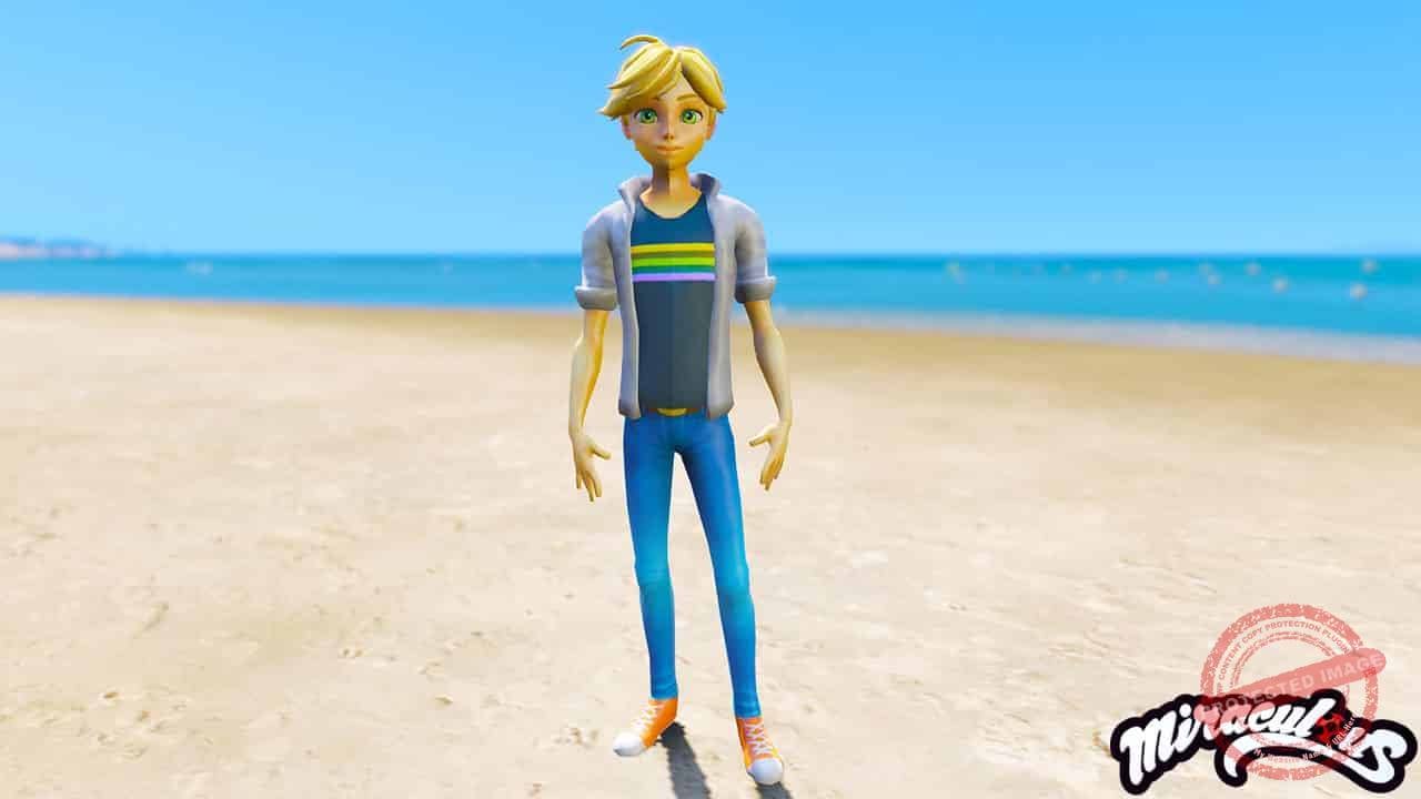 GTA 5 Mods Adrien in Miraculous