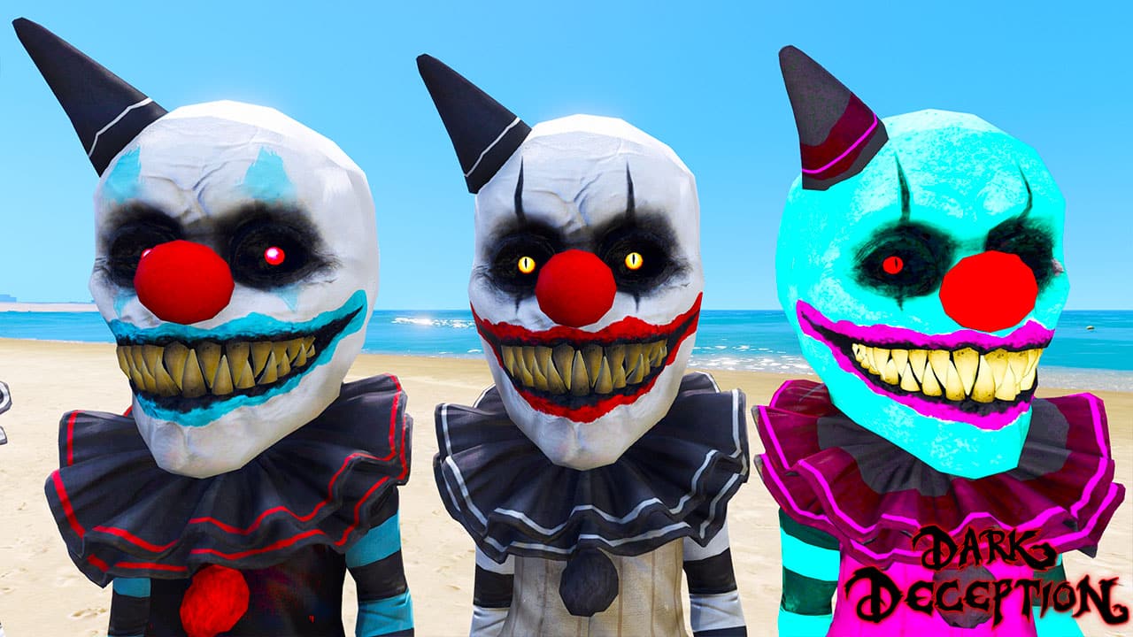 GTA 5 Mods Clown Gremlins in Dark Deception