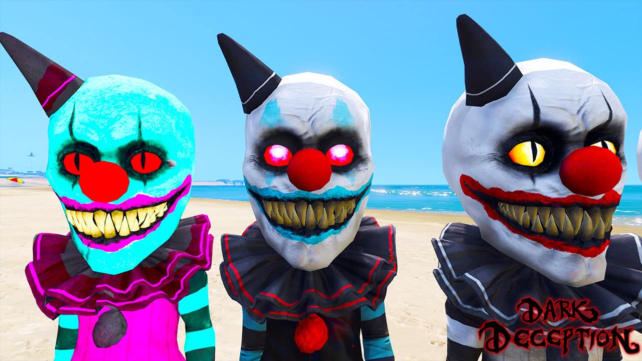 GTA 5 Mods Clown Gremlins in Dark Deception