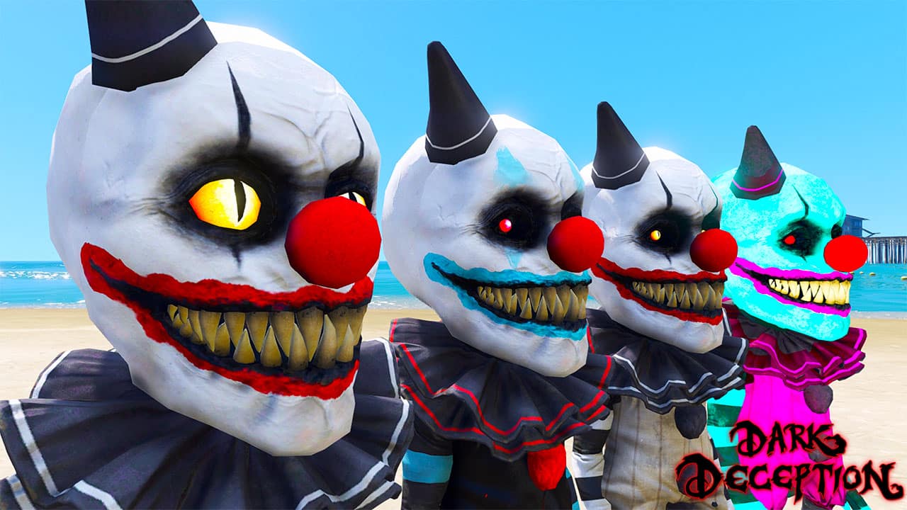 GTA 5 Mods Clown Gremlins in Dark Deception