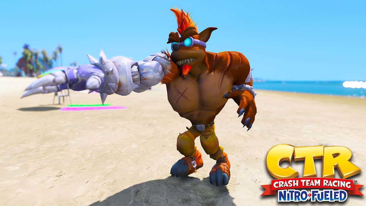 GTA 5 Mods Crunch Bandicoot (Mutant)