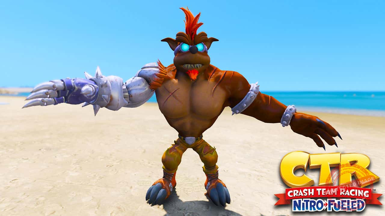 GTA 5 Mods Crunch Bandicoot (Mutant)