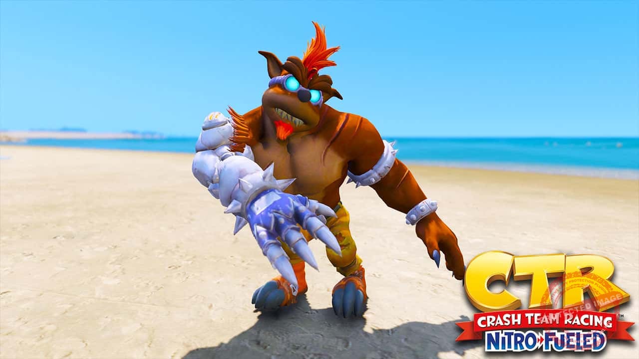 GTA 5 Mods Crunch Bandicoot (Mutant)