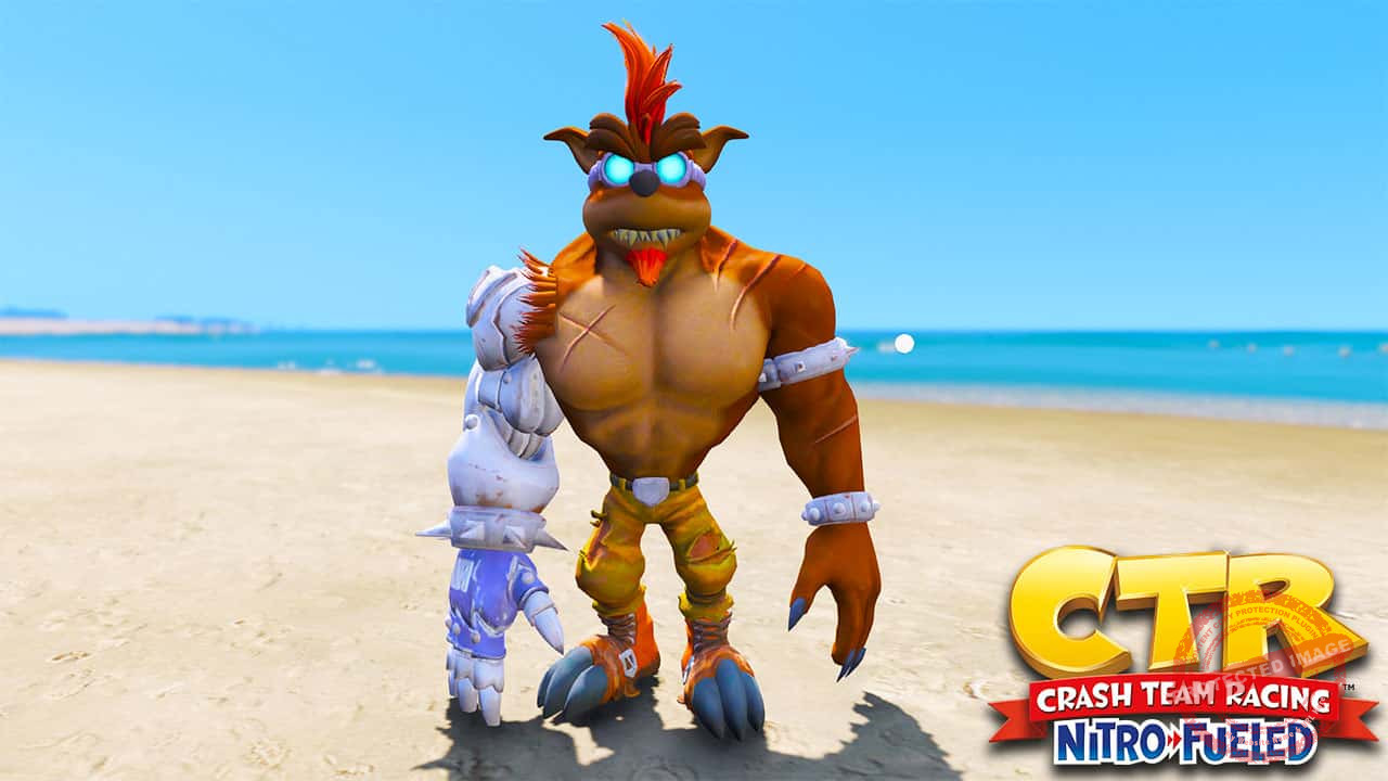 GTA 5 Mods Crunch Bandicoot (Mutant)