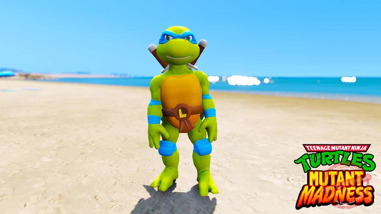 GTA 5 Mods Leonardo in TMNT