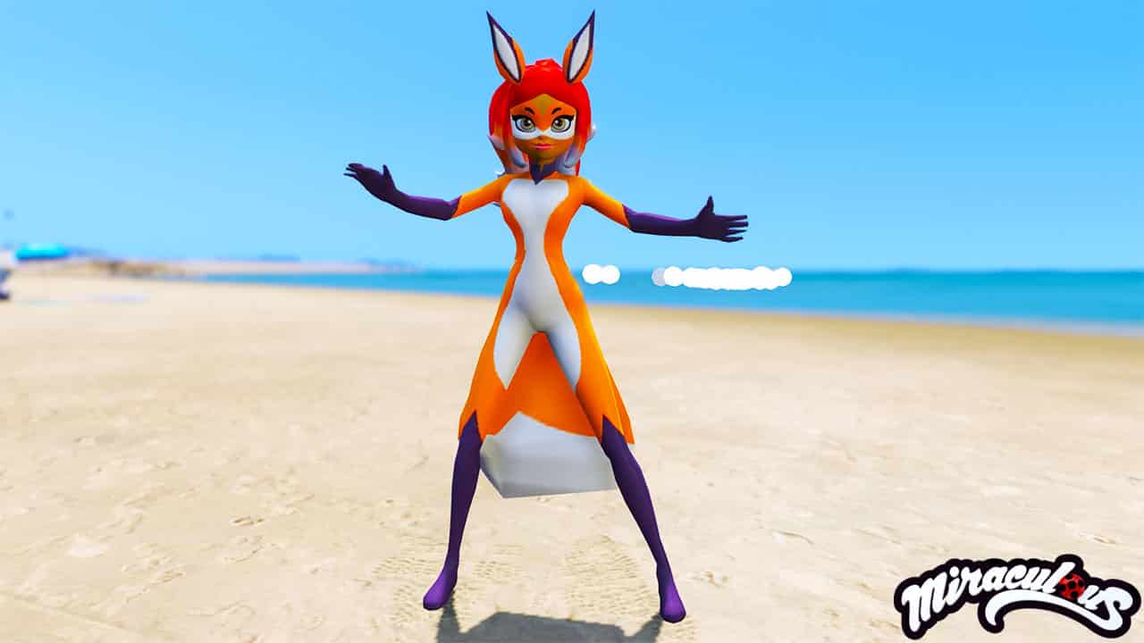 GTA 5 Mods Rena Rouge in Miraculous