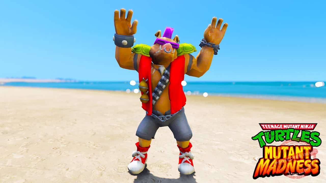 GTA 5 Mods Bebop in TMNT
