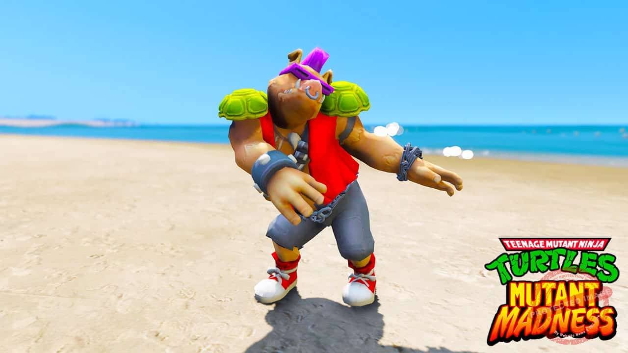 GTA 5 Mods Bebop in TMNT