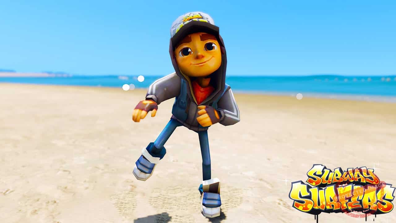 GTA 5 Mods Dark Jake in Subway Surfer