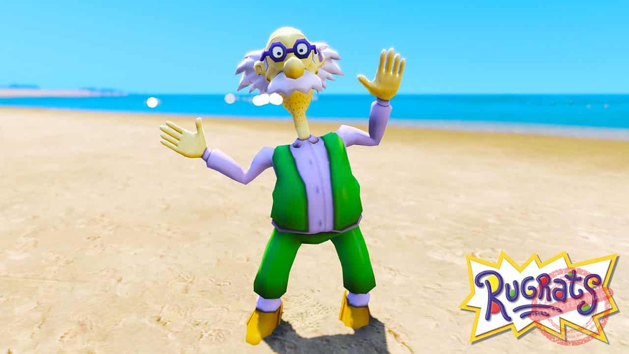 GTA 5 Mods Grandpa in Rugrats
