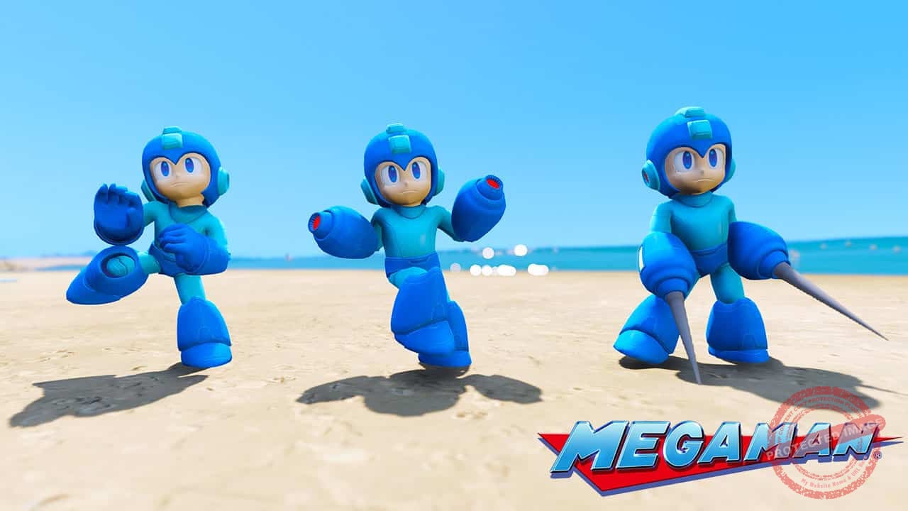GTA 5 Mods Megaman Chibi