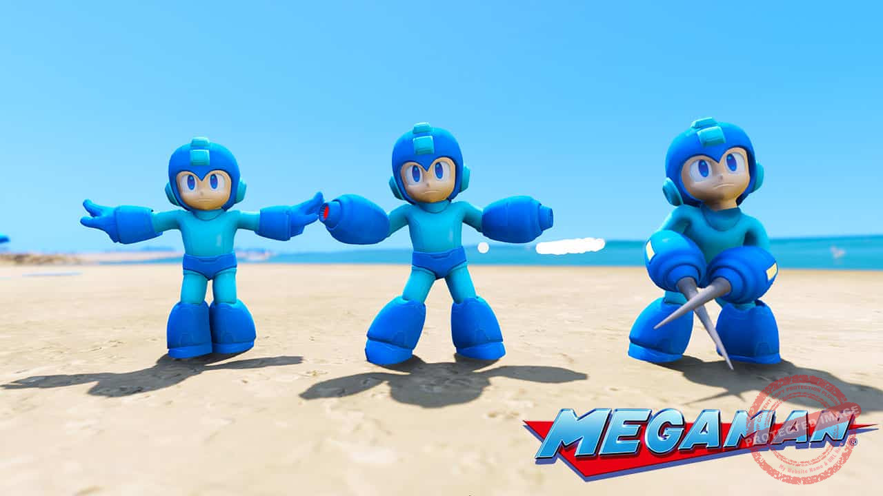 GTA 5 Mods Megaman Chibi
