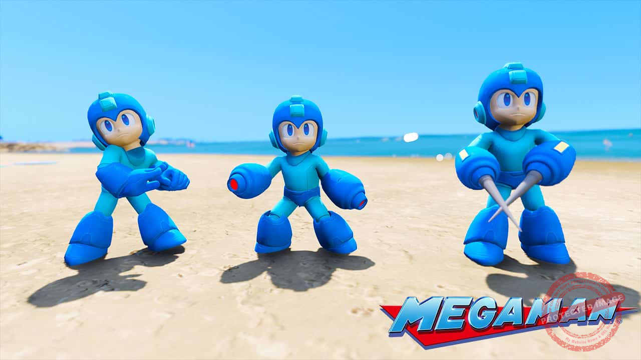 GTA 5 Mods Megaman Chibi