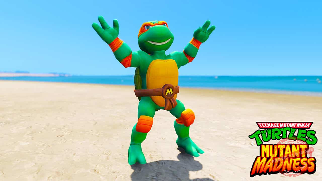 GTA 5 Mods Michael in TMNT