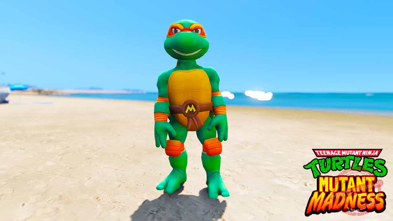 GTA 5 Mods Michael in TMNT