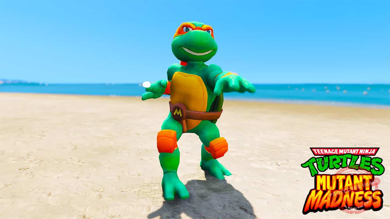 GTA 5 Mods Michael in TMNT