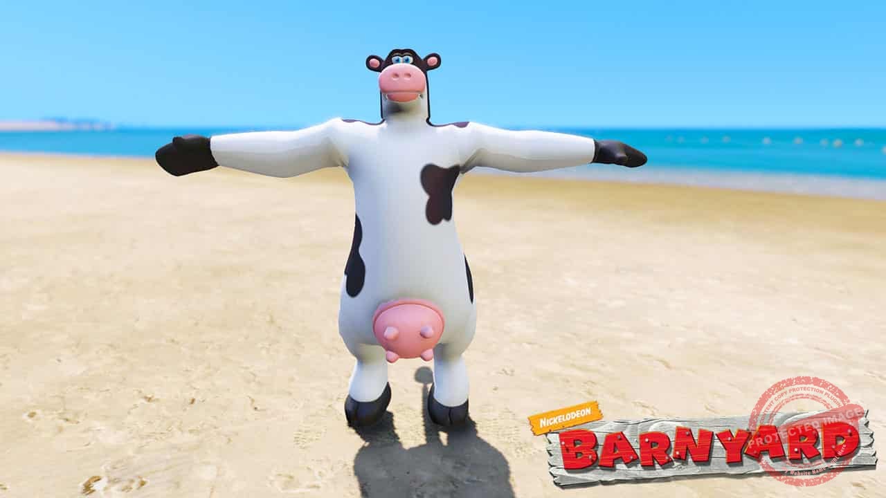 GTA 5 Mods Otis in Barnyard