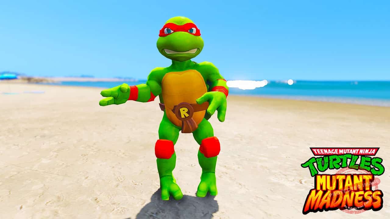 GTA 5 Mods Raphael in TMNT