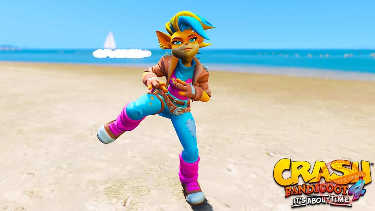 GTA 5 Mods Tawna in Crash Bandicoot 4