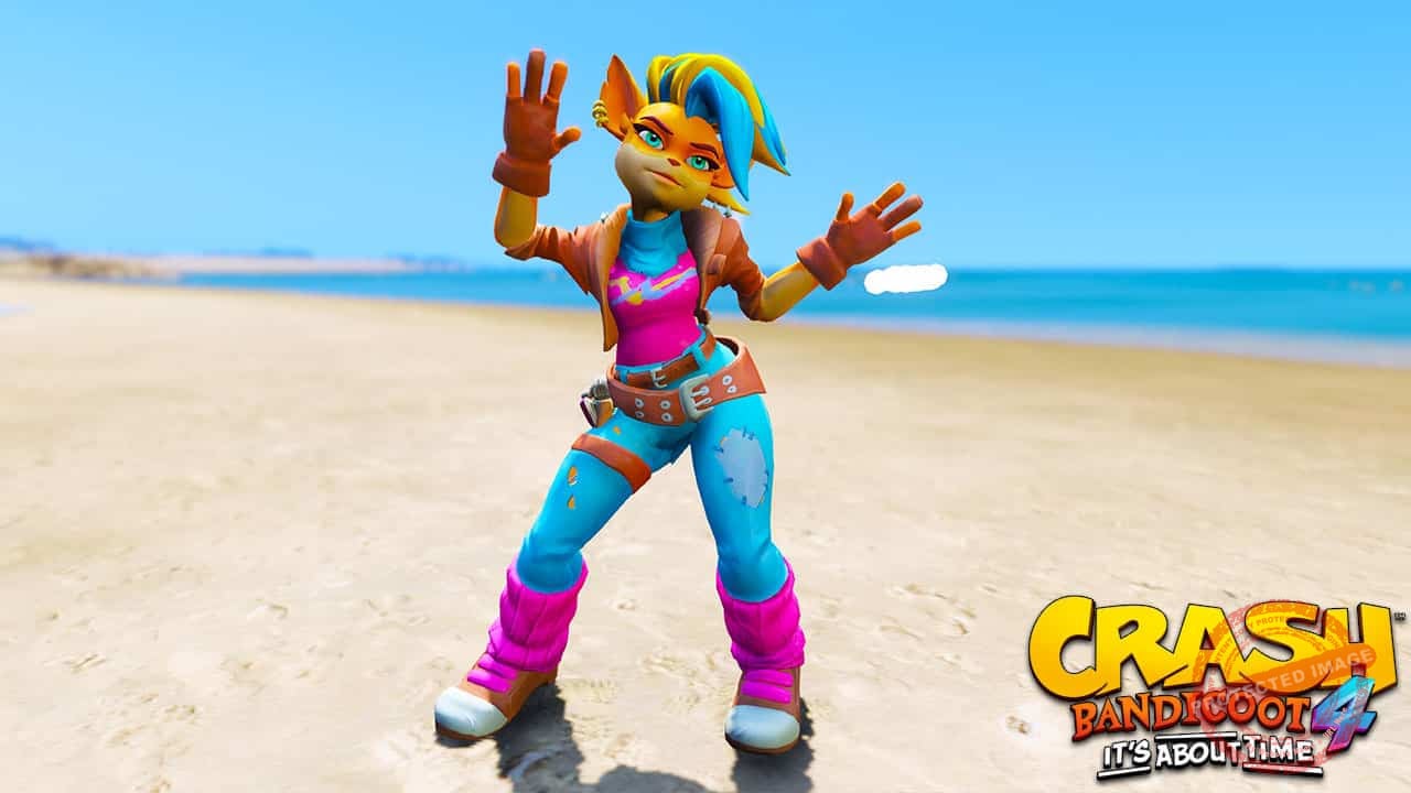 GTA 5 Mods Tawna in Crash Bandicoot 4