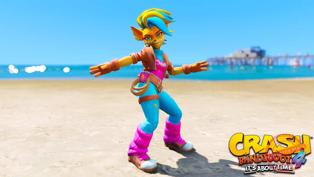 GTA 5 Mods Tawna in Crash Bandicoot 4