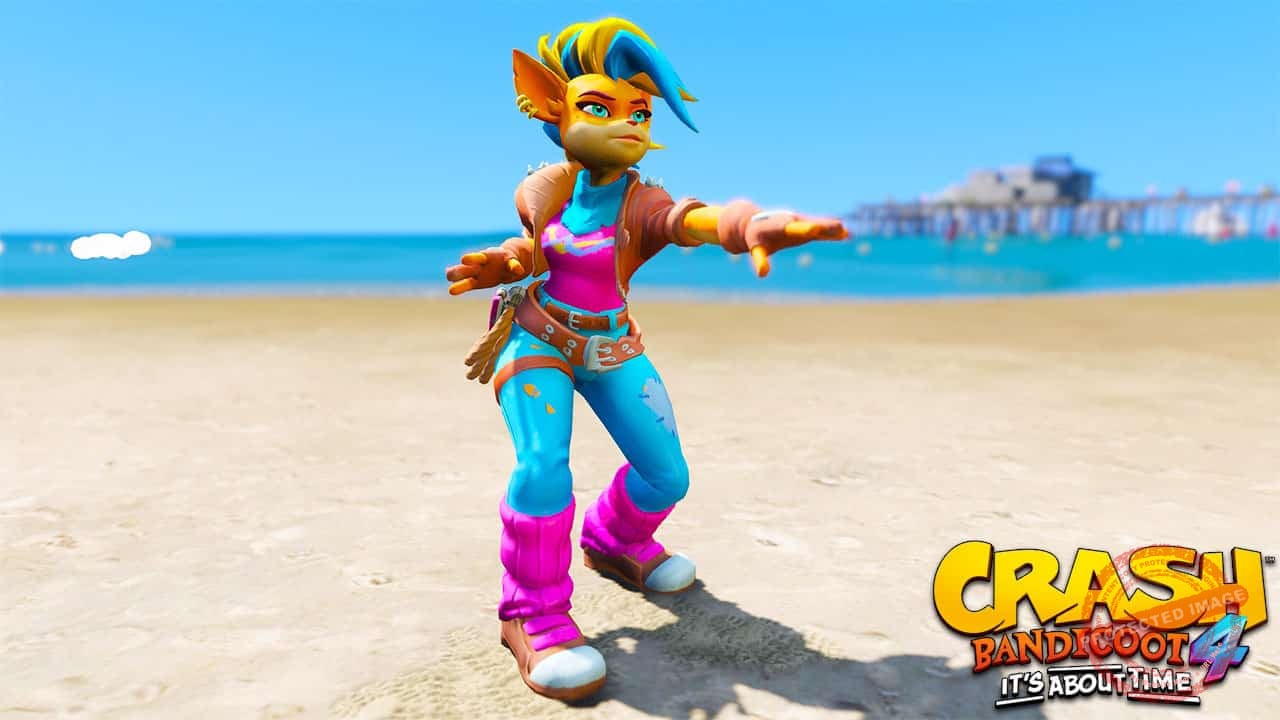 GTA 5 Mods Tawna in Crash Bandicoot 4
