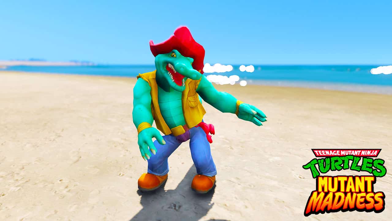 GTA 5 Mods Leatherhead in TMNT
