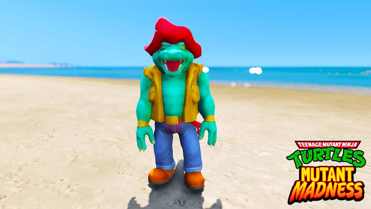 GTA 5 Mods Leatherhead in TMNT
