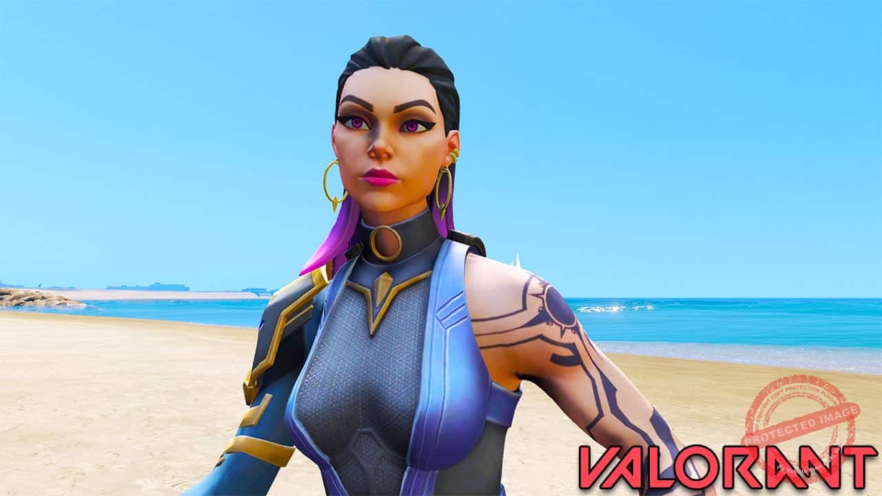 GTA 5 Mods Reyna in Valorant