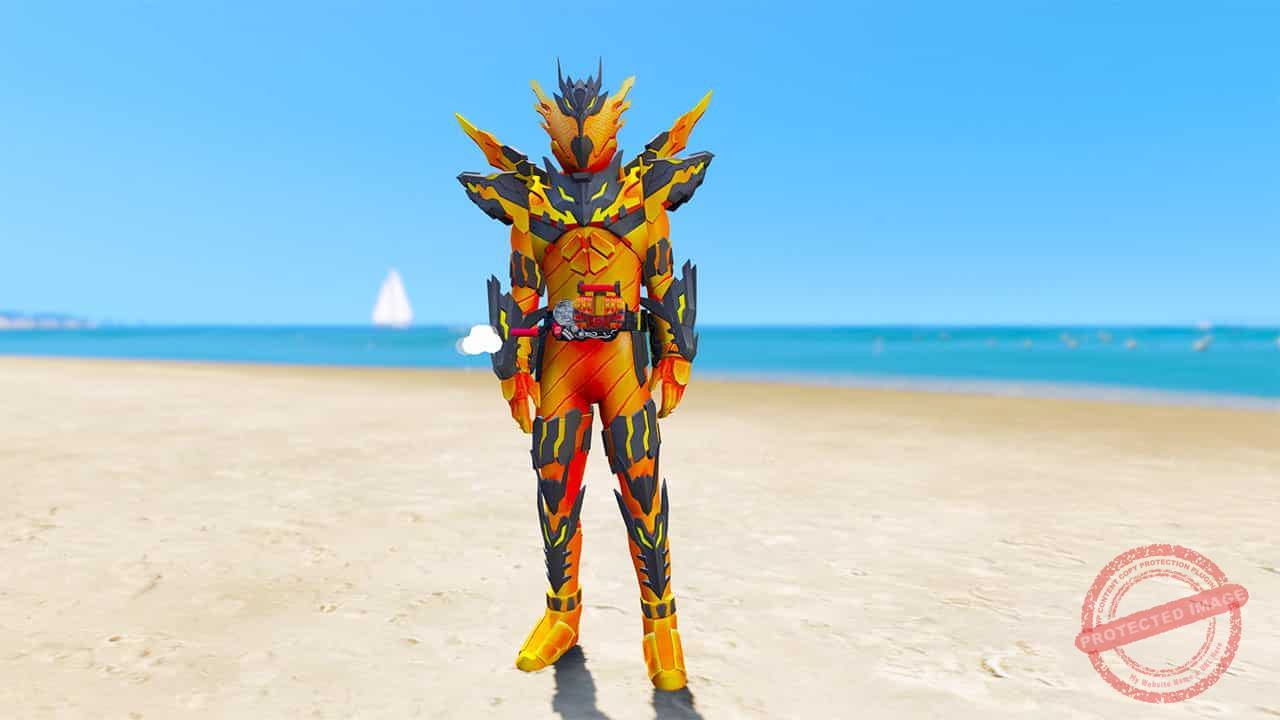 GTA 5 Mods Kamen Rider Cross-Z Magma