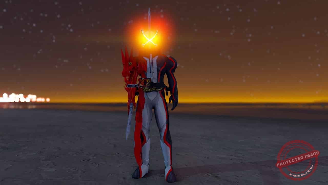 GTA 5 Mods Kamen Rider Saber