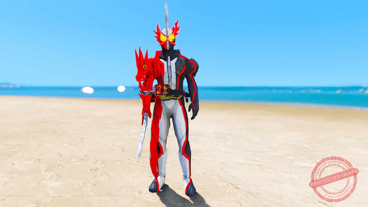 GTA 5 Mods Kamen Rider Saber