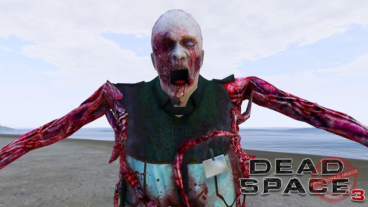 GTA 5 Mods Slasher Gov Worker in Dead Space