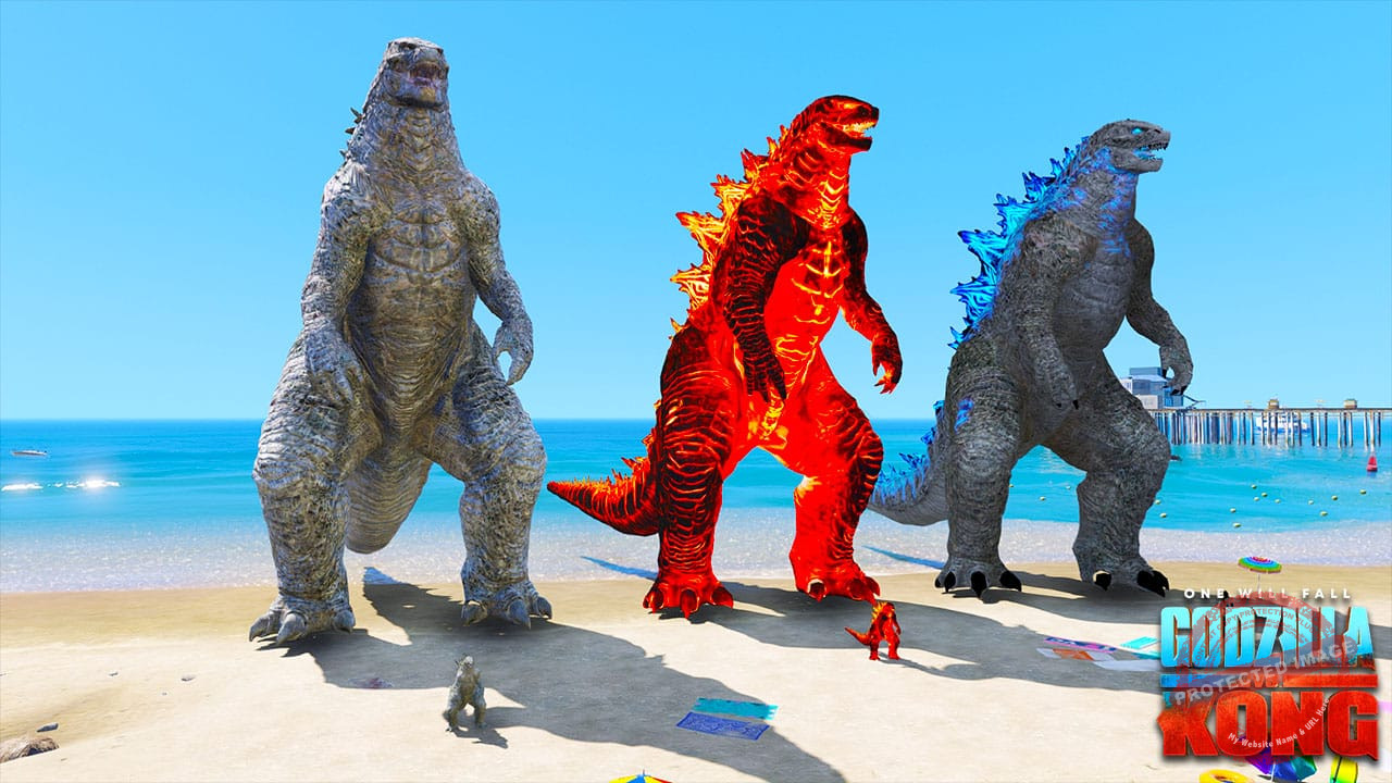 GTA 5 Mods Godzilla 2021