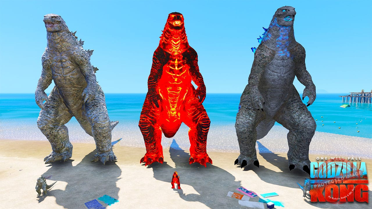 GTA 5 Mods Godzilla 2021