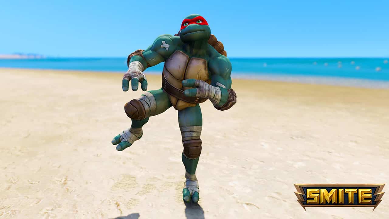GTA 5 Mods TMNT Raphael in SMITE
