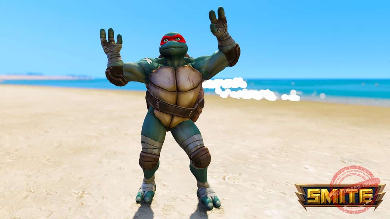 GTA 5 Mods TMNT Raphael in SMITE