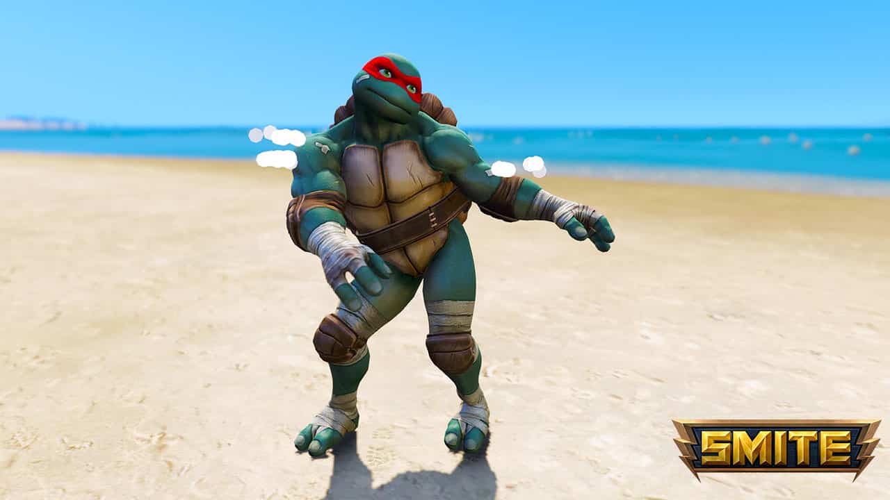 GTA 5 Mods TMNT Raphael in SMITE