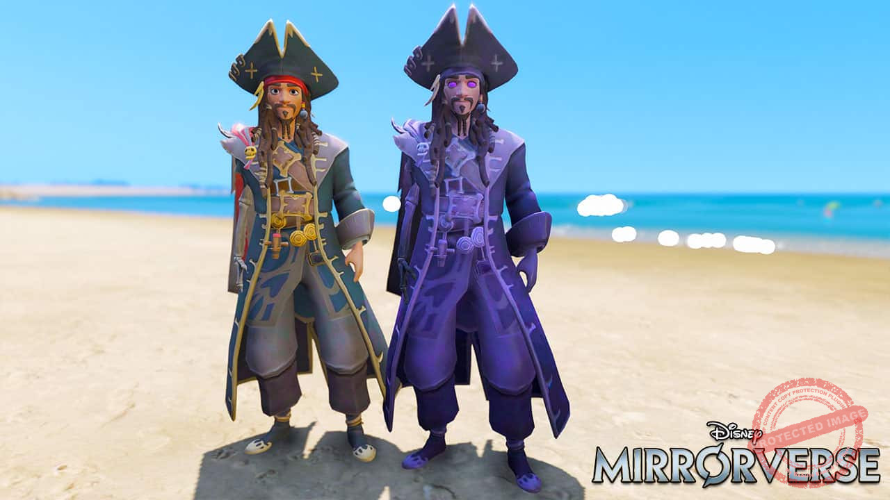 GTA 5 Mods Jack Sparrow in Disney Mirrorverse