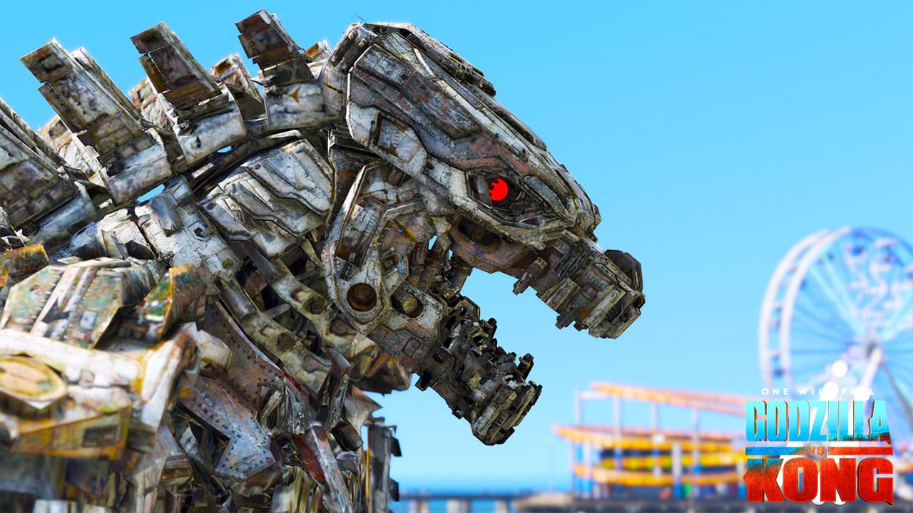 GTA 5 Mods MechaGodzilla in Godzilla Vs Kong 2021