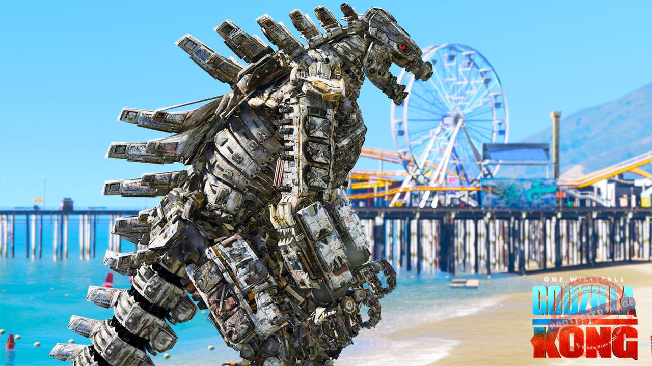 GTA 5 Mods MechaGodzilla in Godzilla Vs Kong 2021
