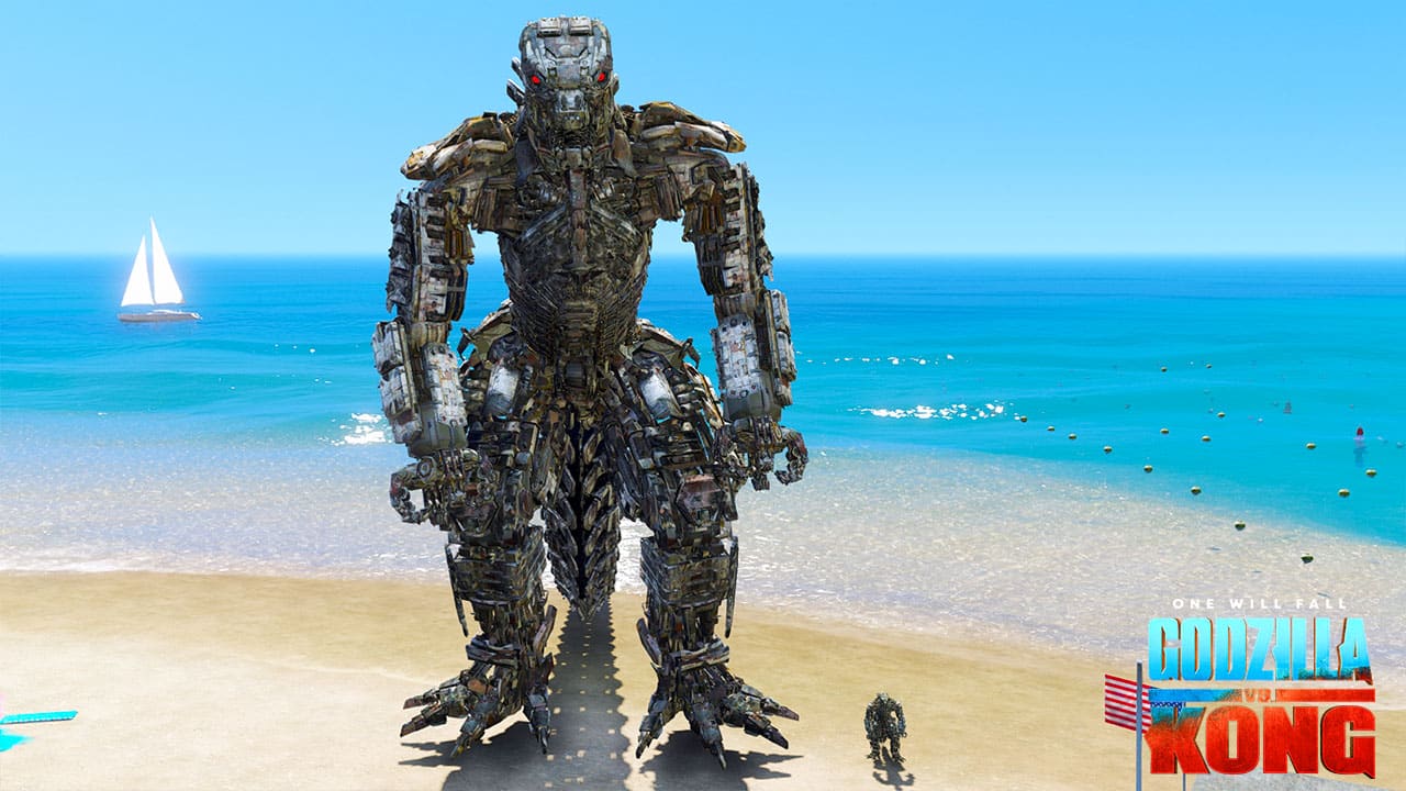 GTA 5 Mods MechaGodzilla in Godzilla Vs Kong 2021