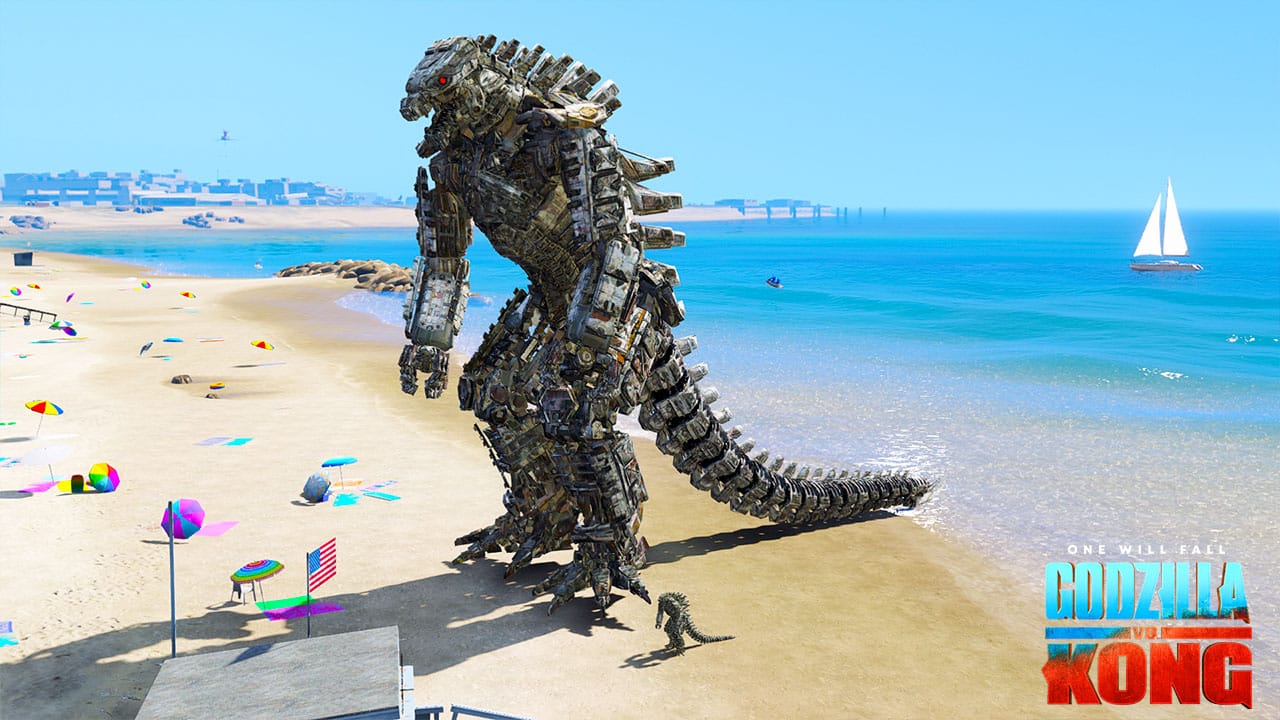 GTA 5 Mods MechaGodzilla in Godzilla Vs Kong 2021