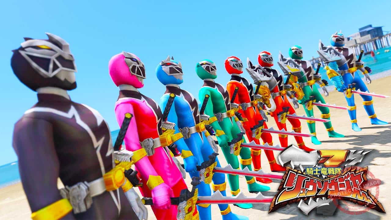 GTA 5 Mods Power Rangers Ryusoulger