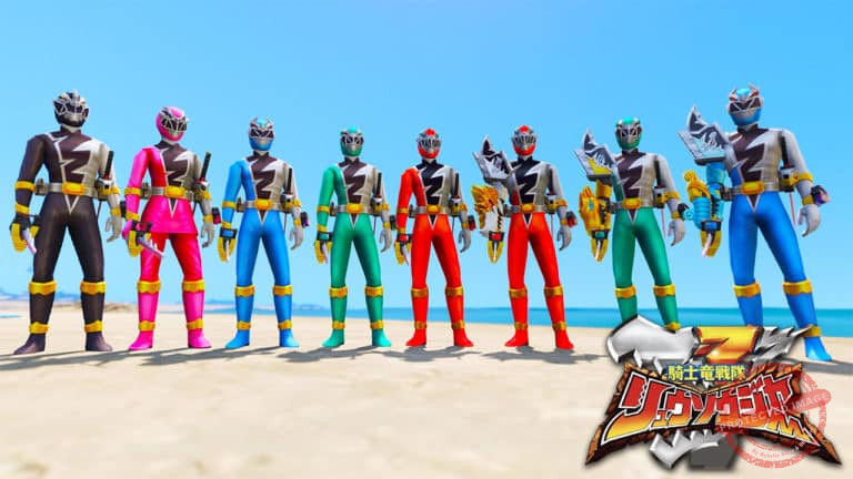 GTA 5 Mods Power Rangers Ryusoulger - GTA 5 Mods Website
