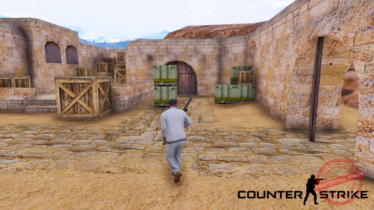GTA 5 Mods De_dust2 Map Counter Strike 1.6