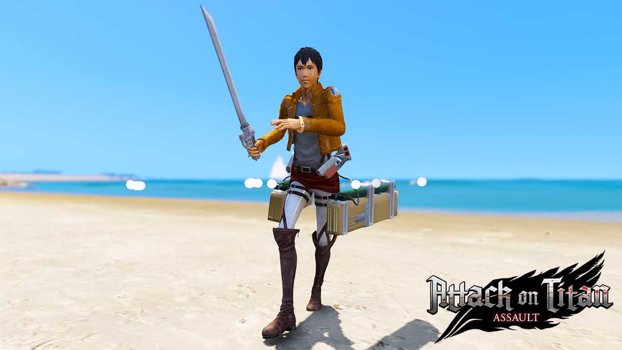 GTA 5 Mods Bertolt Hoover in Attack on Titan