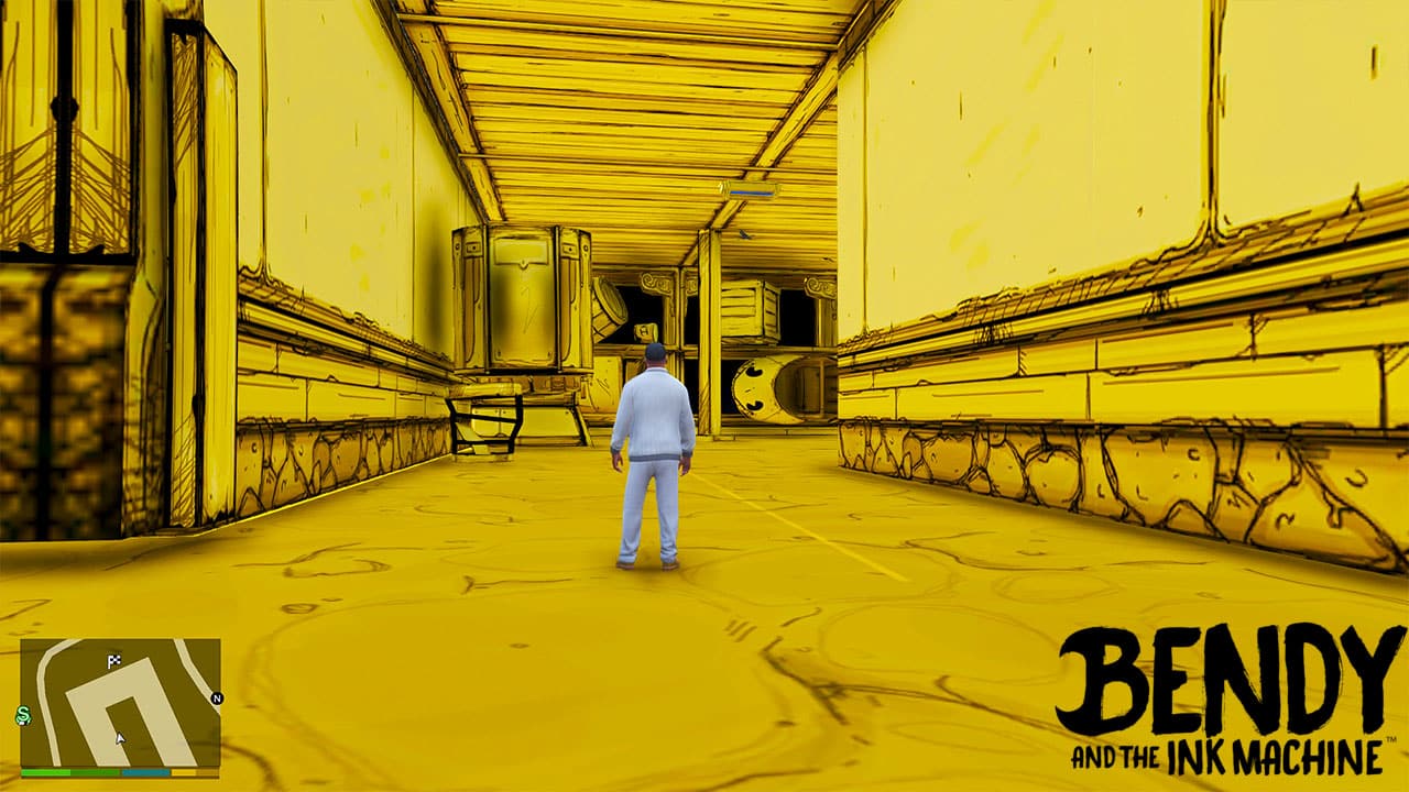 GTA 5 Mods Bertrum Boss Room in Bendy and the Ink Machine