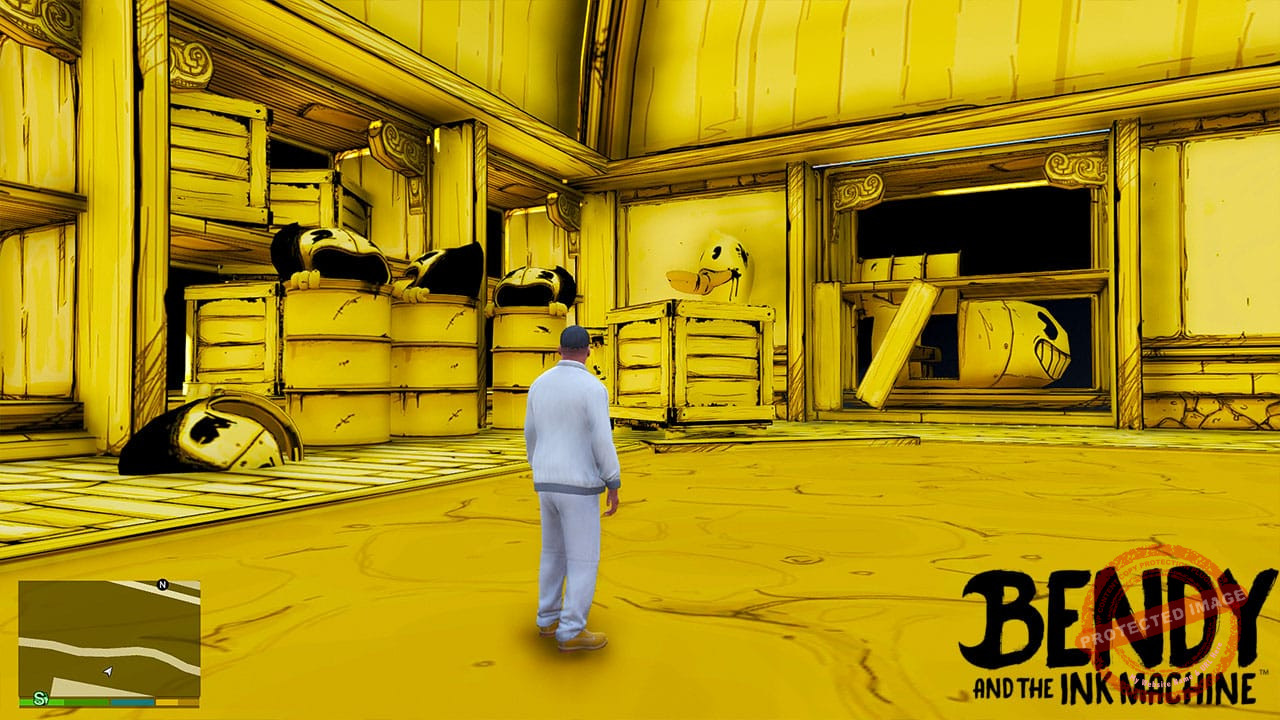 GTA 5 Mods Bertrum Boss Room in Bendy and the Ink Machine